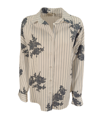 CAMICIA DONNA M/L P66011/FL Ingrosso FREESKETCH Tellini S.r.l.